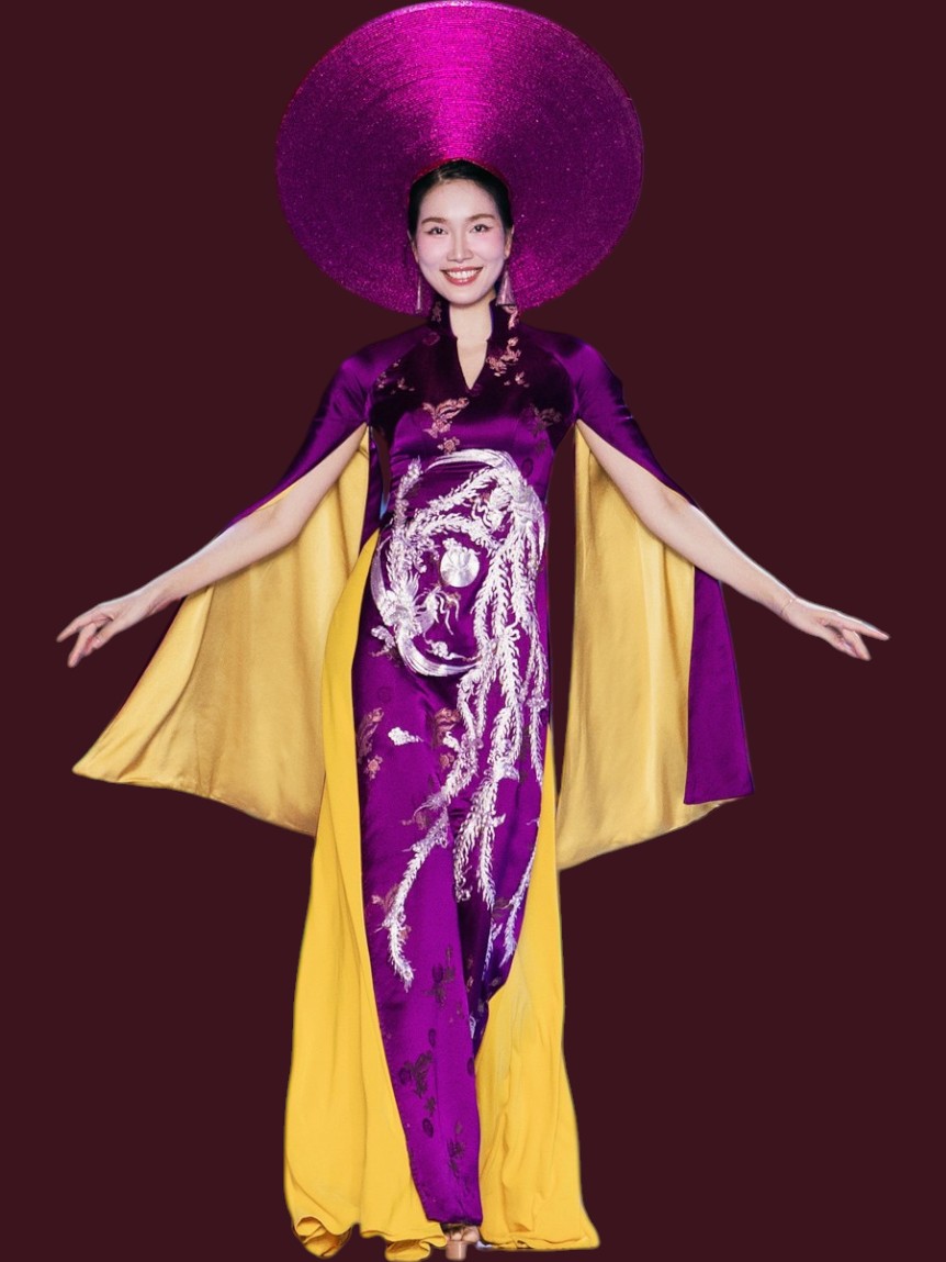 ÁO DÀI THÊU TAY